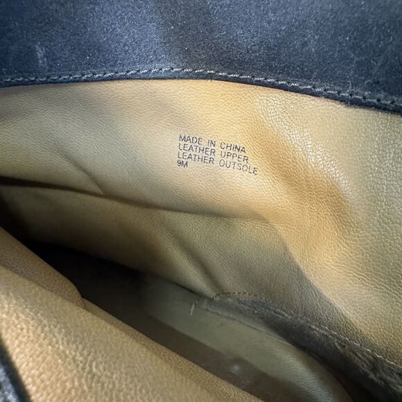 Kors Michael Kors Boots 9 Women Brown Leather Moto Buckle Distressed Y2K Boho - Picture 7 of 9